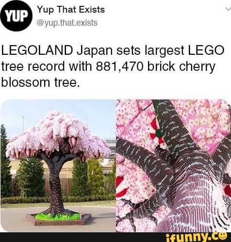 Yup That Exists LEGOLAND Japan sets largest LEGO tree record with 881. ...