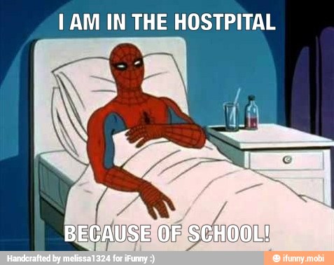 I AM IN THE HOSTPITAL