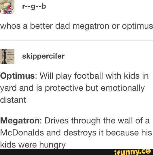 Megatron  Who's Who