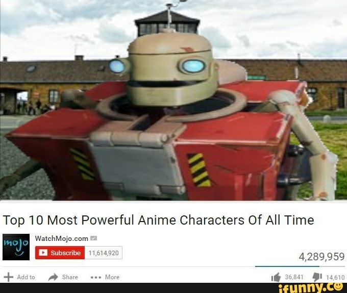 Top 10 Most Powerful Anime Characters Of All Time - iFunny
