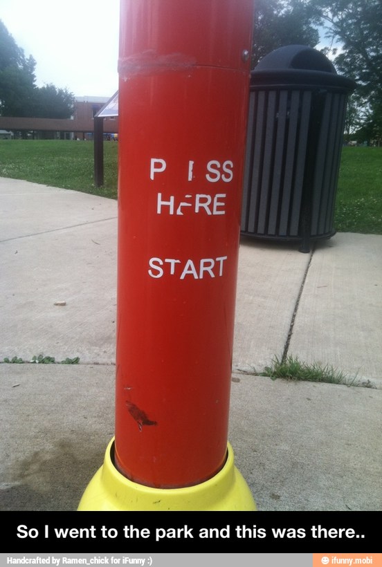 So I went to the park and this was there.. - So I went to the park and this was there..