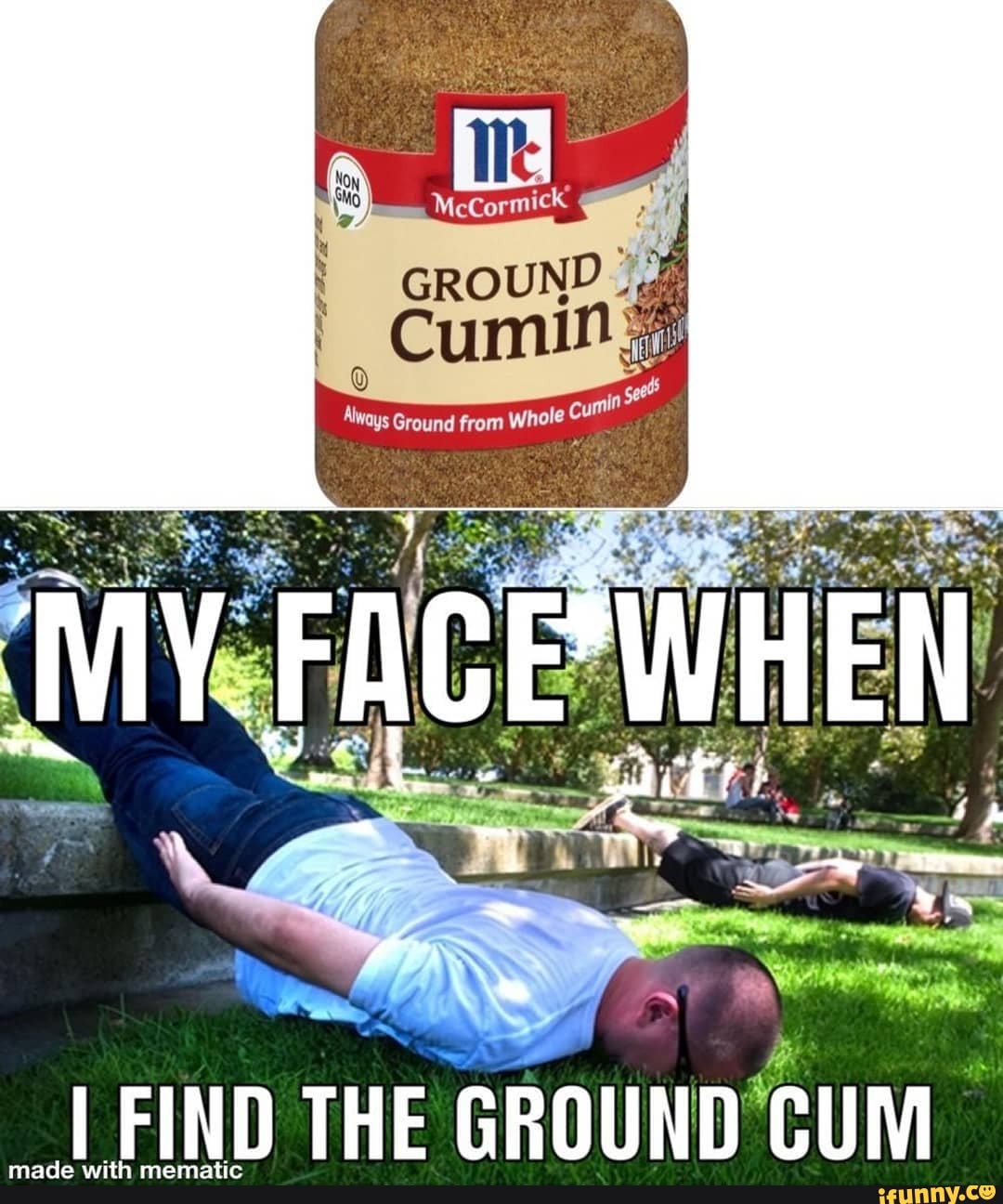 I FIND THE
GROUND cum
made with mema: