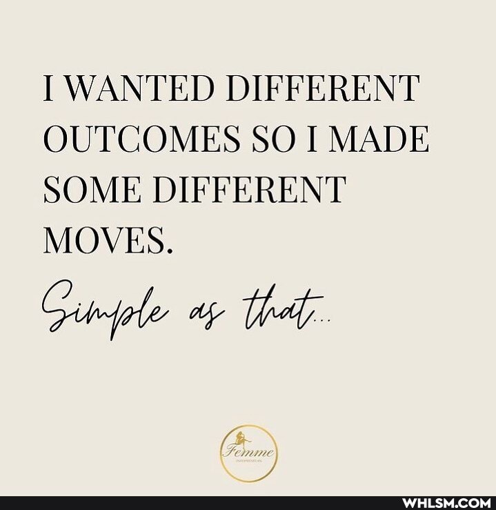 WANTED DIFFERENT OUTCOMES SO I MADE SOME DIFFERENT MOVES.