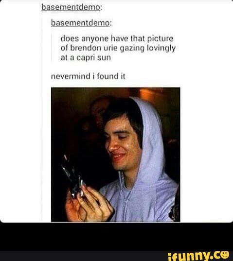 brendonurie, patd, caprisun, gaze, love