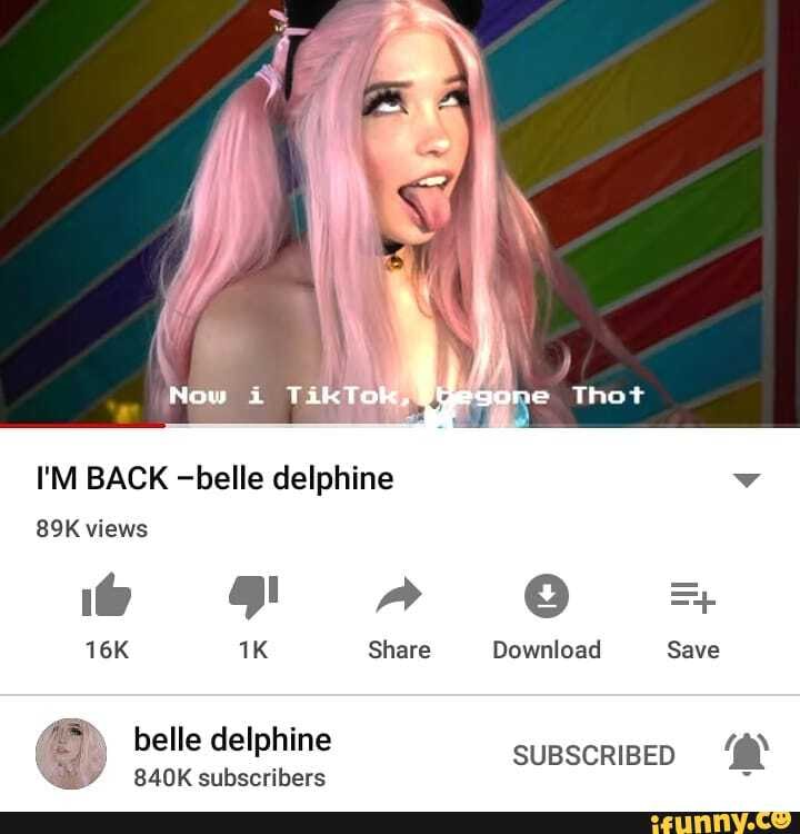 belle delphine Memes & GIFs - Imgflip