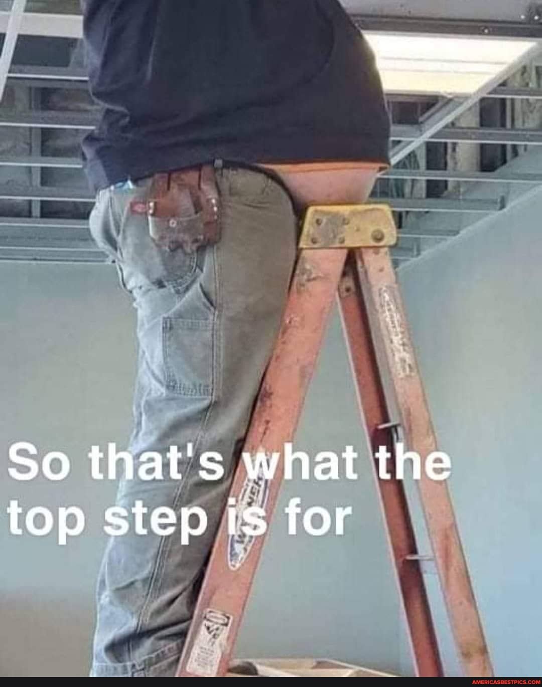 So that's what the top step is for