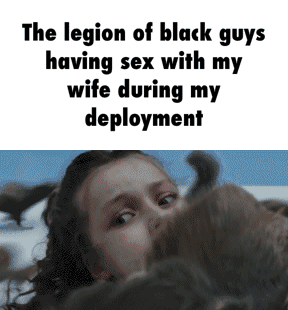 The legion of black guys having sex with my wife during my deployment
