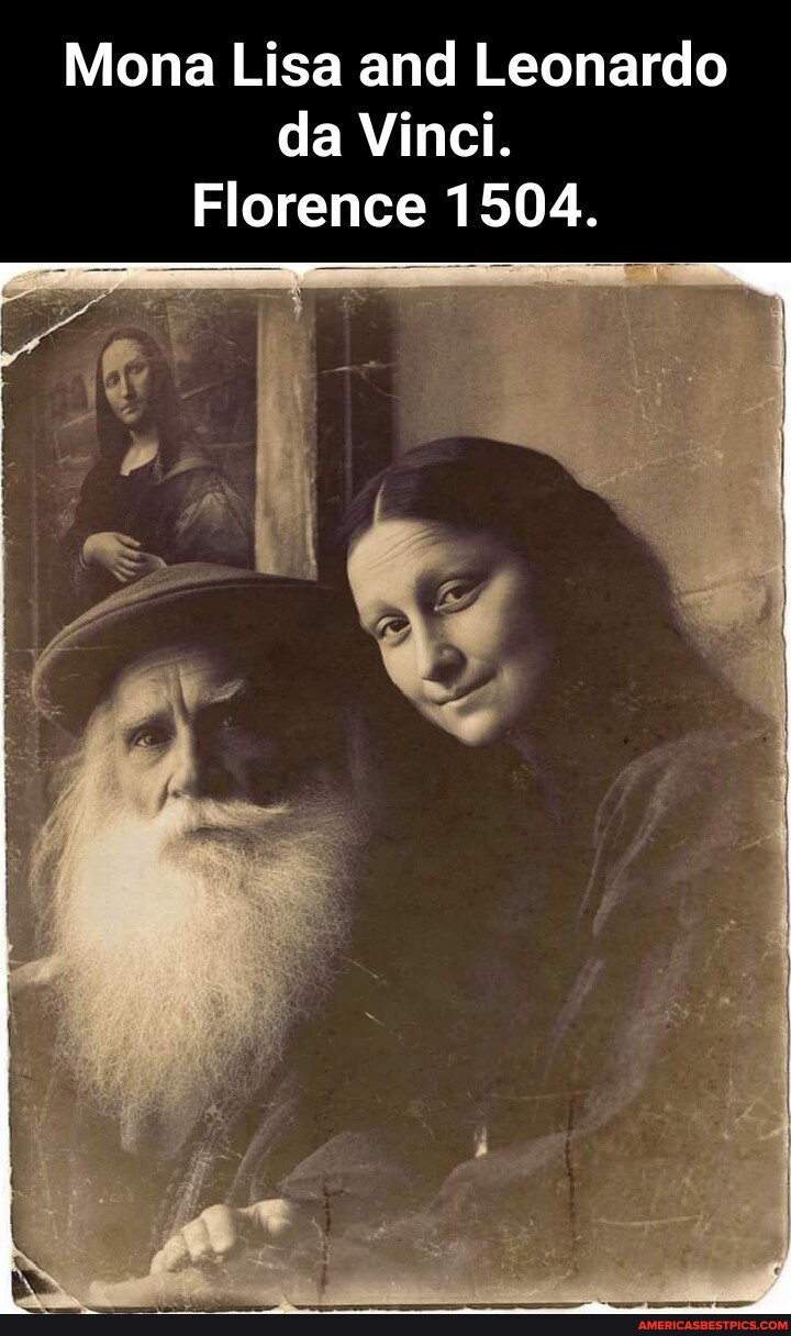 Mona Lisa And Leonardo Da Vinci. Florence 1504. - America’s Best Pics ...