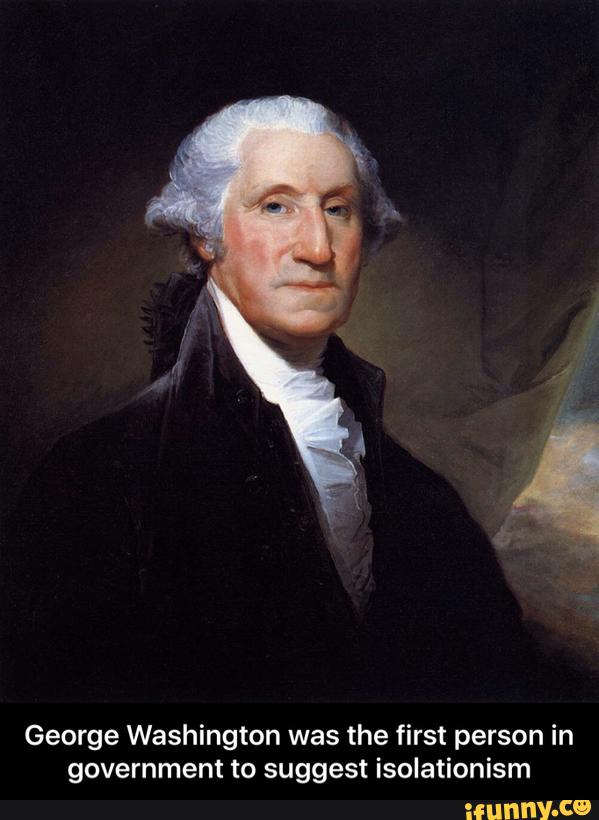 George Washington was the first person in government to suggest ...