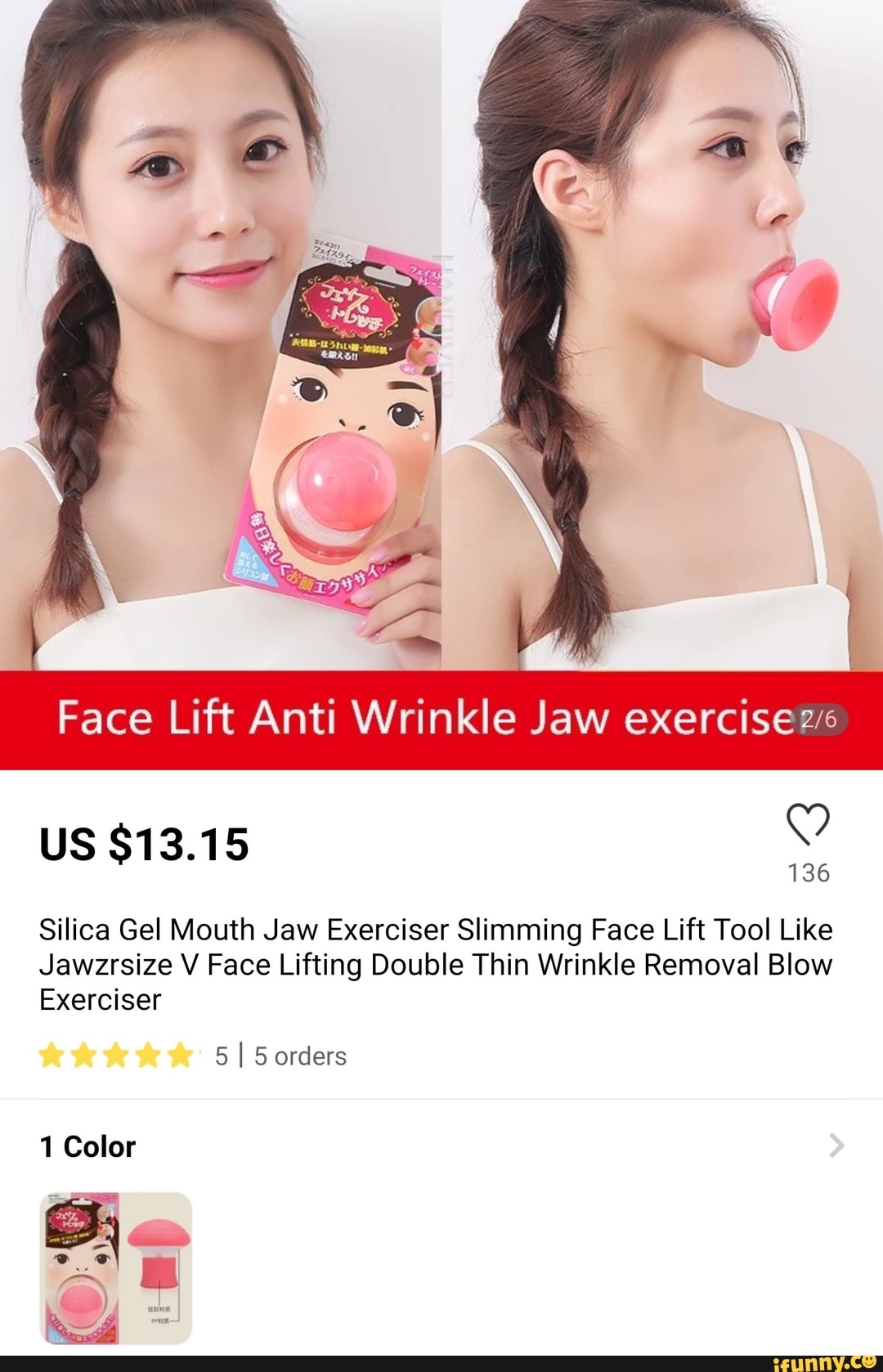 Jawzrsize Pop 'N Go Jaw, Face, and Neck Exerciser - Define Your Jawline,  Slim and Tone Your Face, Look Younger and Healthier - Helps Reduce Stress  and