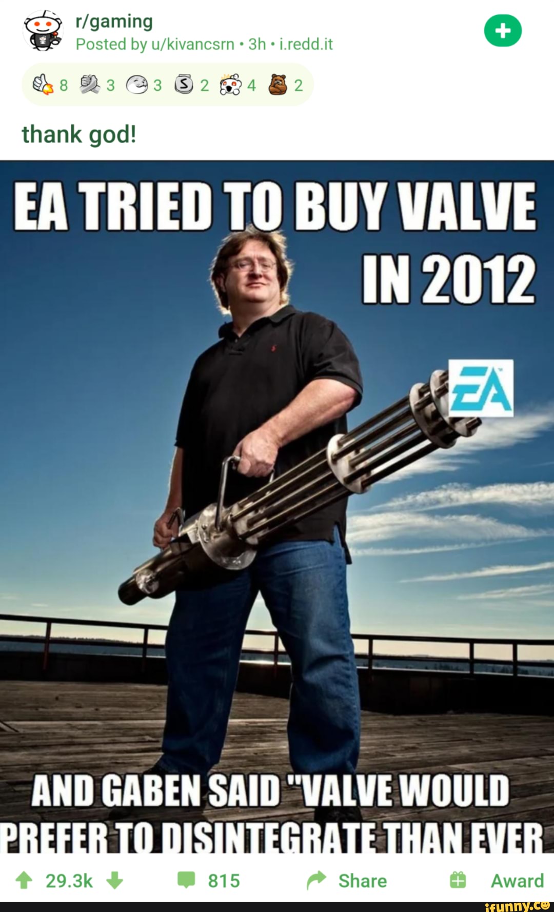 Gabe_newell memes. Best Collection of funny Gabe_newell pictures on iFunny