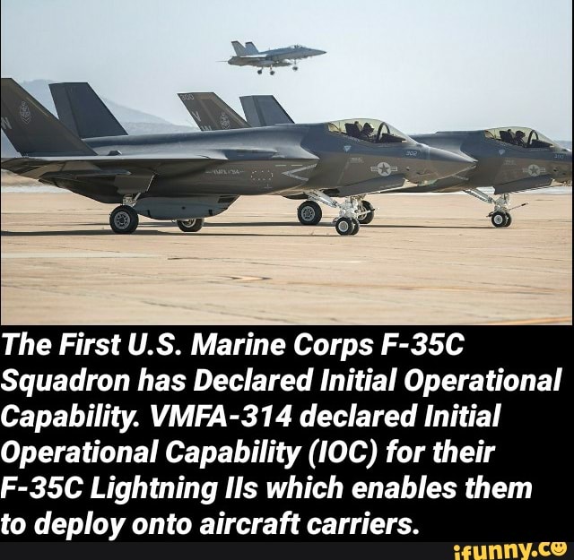 The First U.S. Marine Corps F-35C Squadron has Declared Initial ...