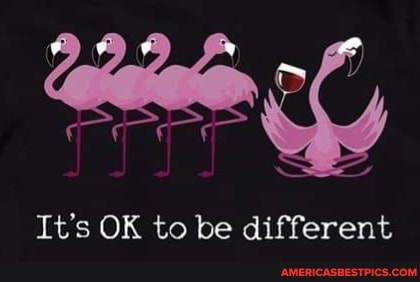 It's OK to be different