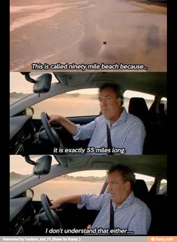 This
is called ninety mile beach because...