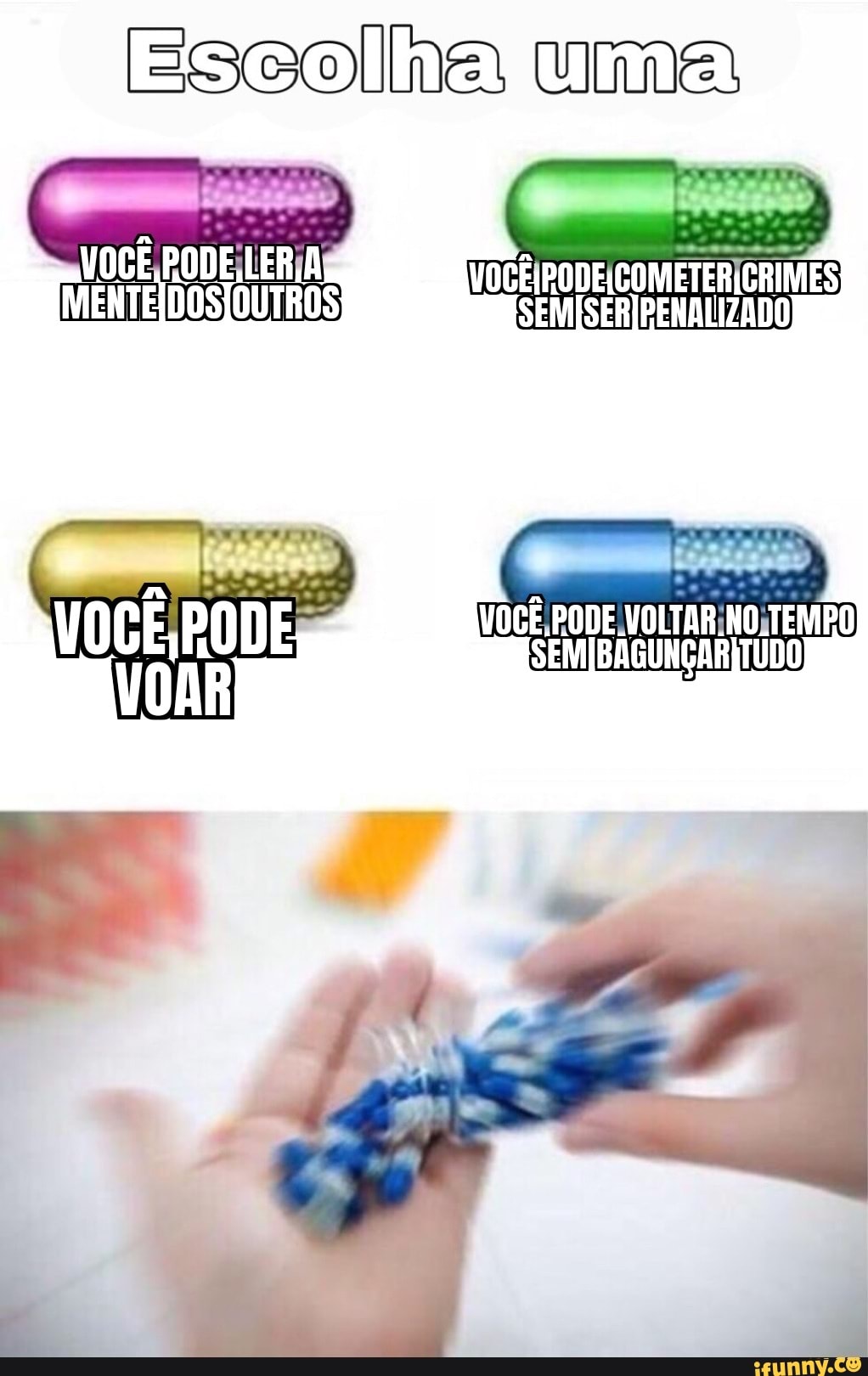 Escolha uma
VOCÊ PODE LER, PODECOMETERICRIMÊS MENTEIDOSJOUTROS)
VOCÊ