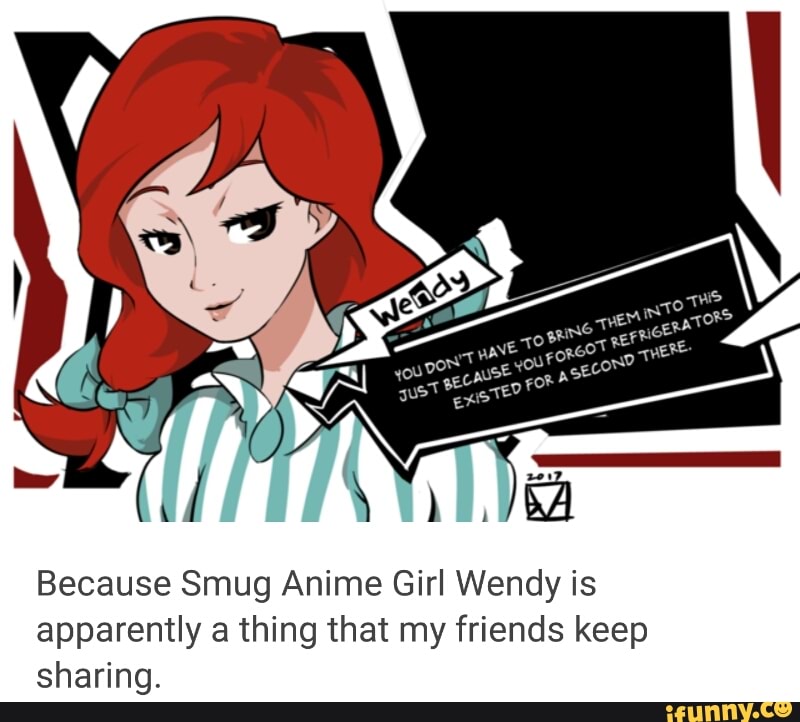 Anime girl wendys Wendy’s mascot