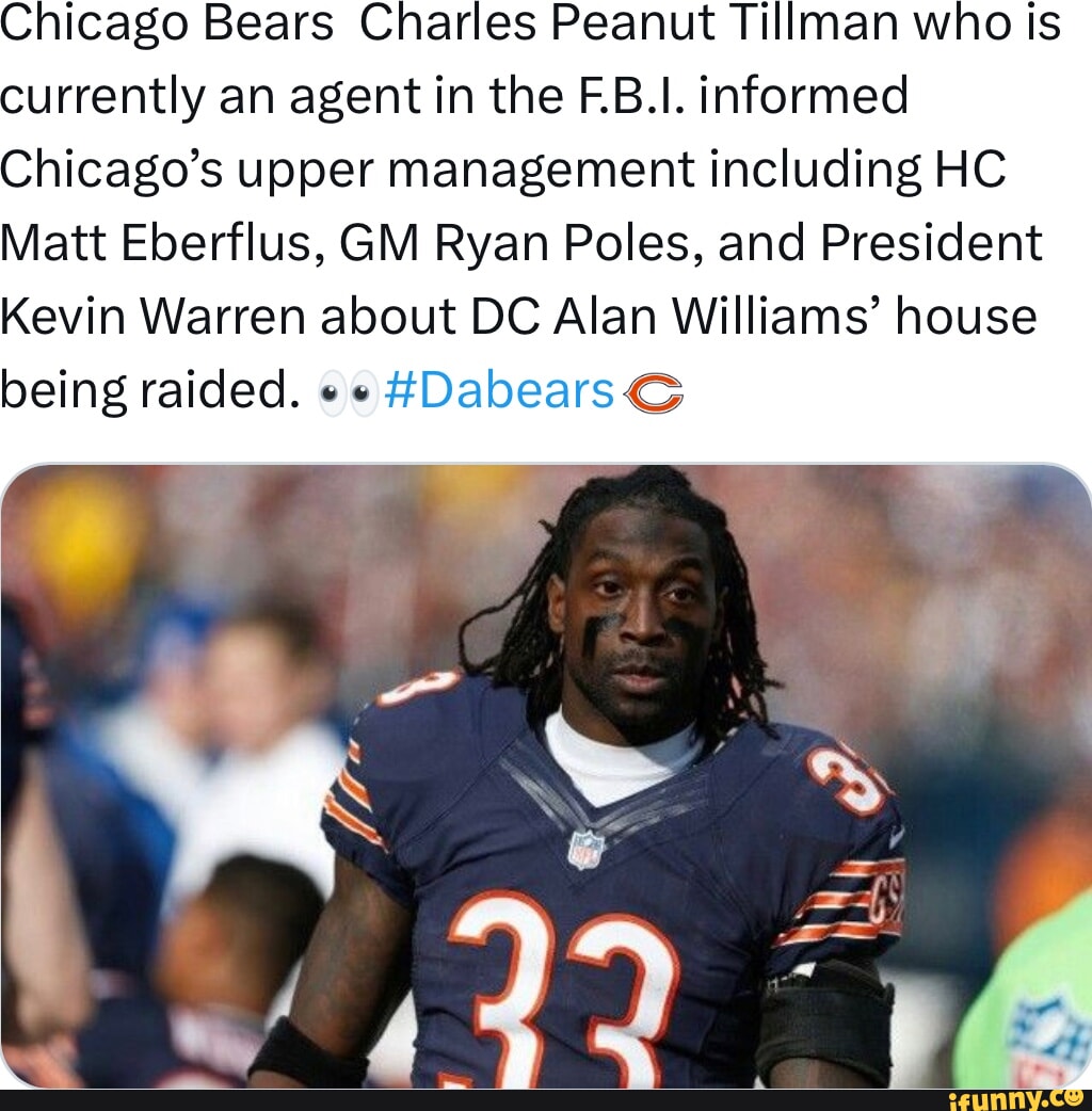 Charles Peanut Tillman - Chicago Bears