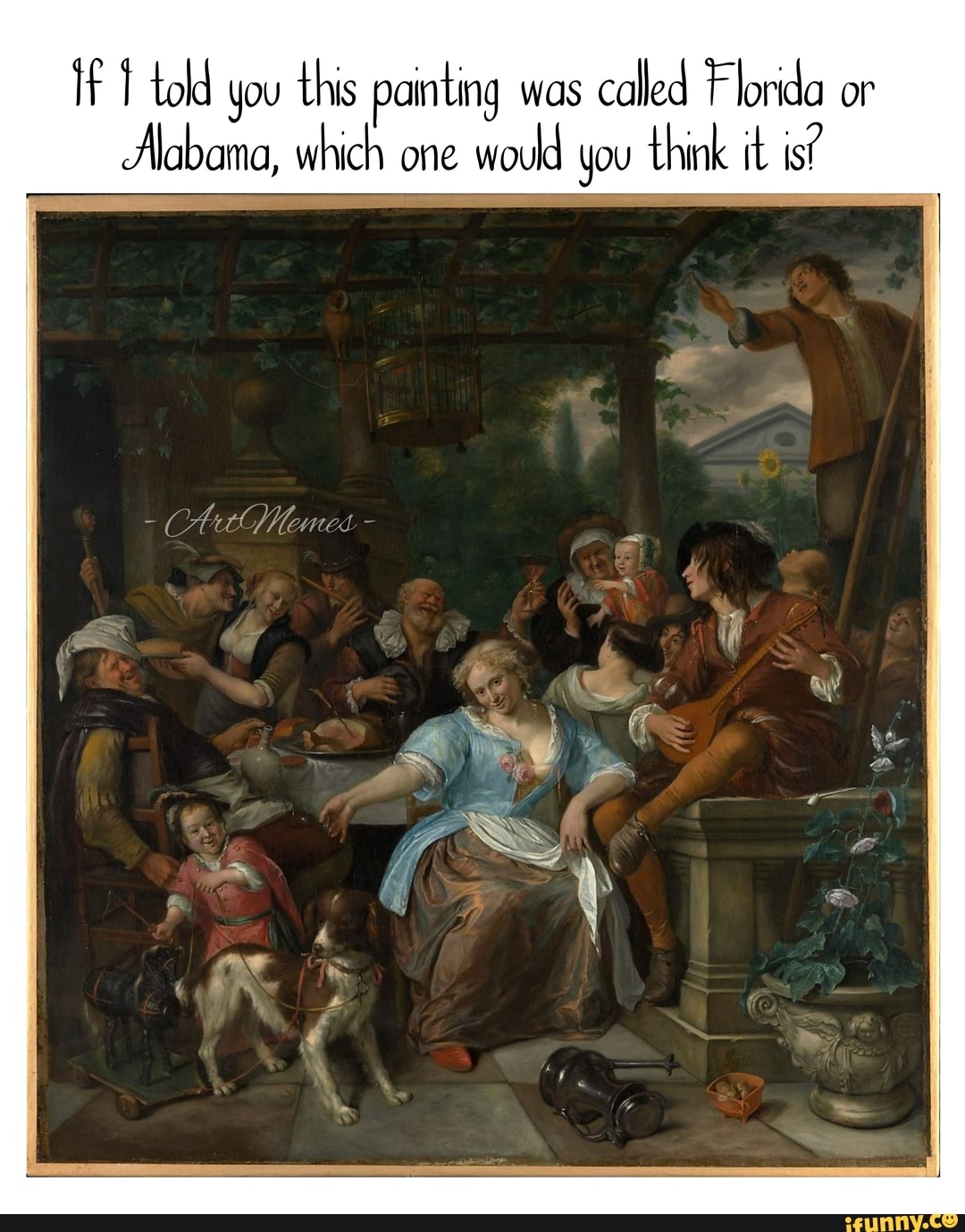 told you this painting was called Florida or
Alabama, which one would you think it is?