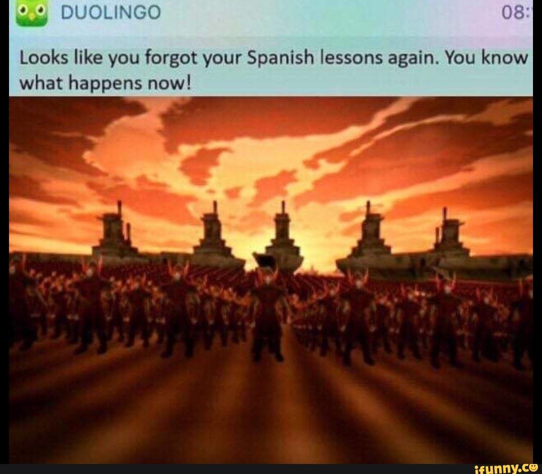 Looks like you your Spanish lessons again. You know