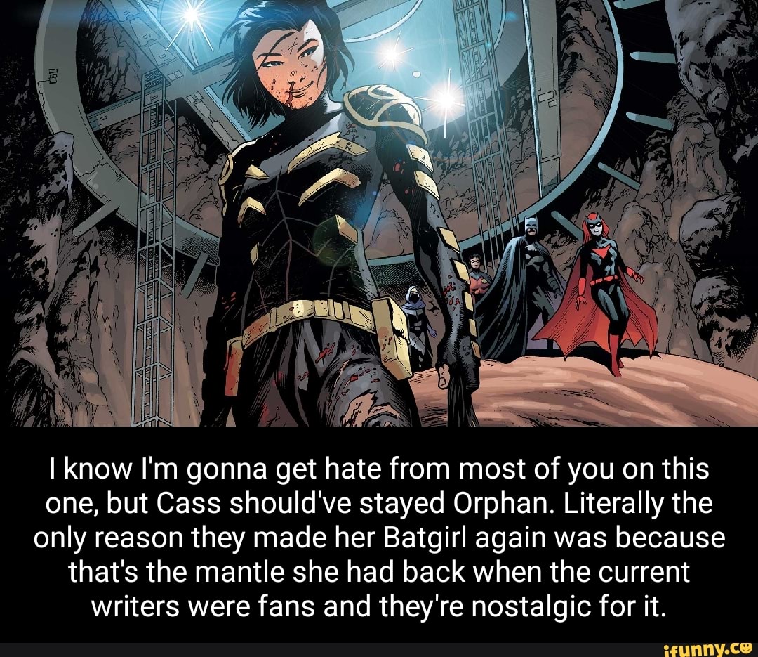 I know I&apos;m gonna get hate from most of you on this one, but Cass shoul...