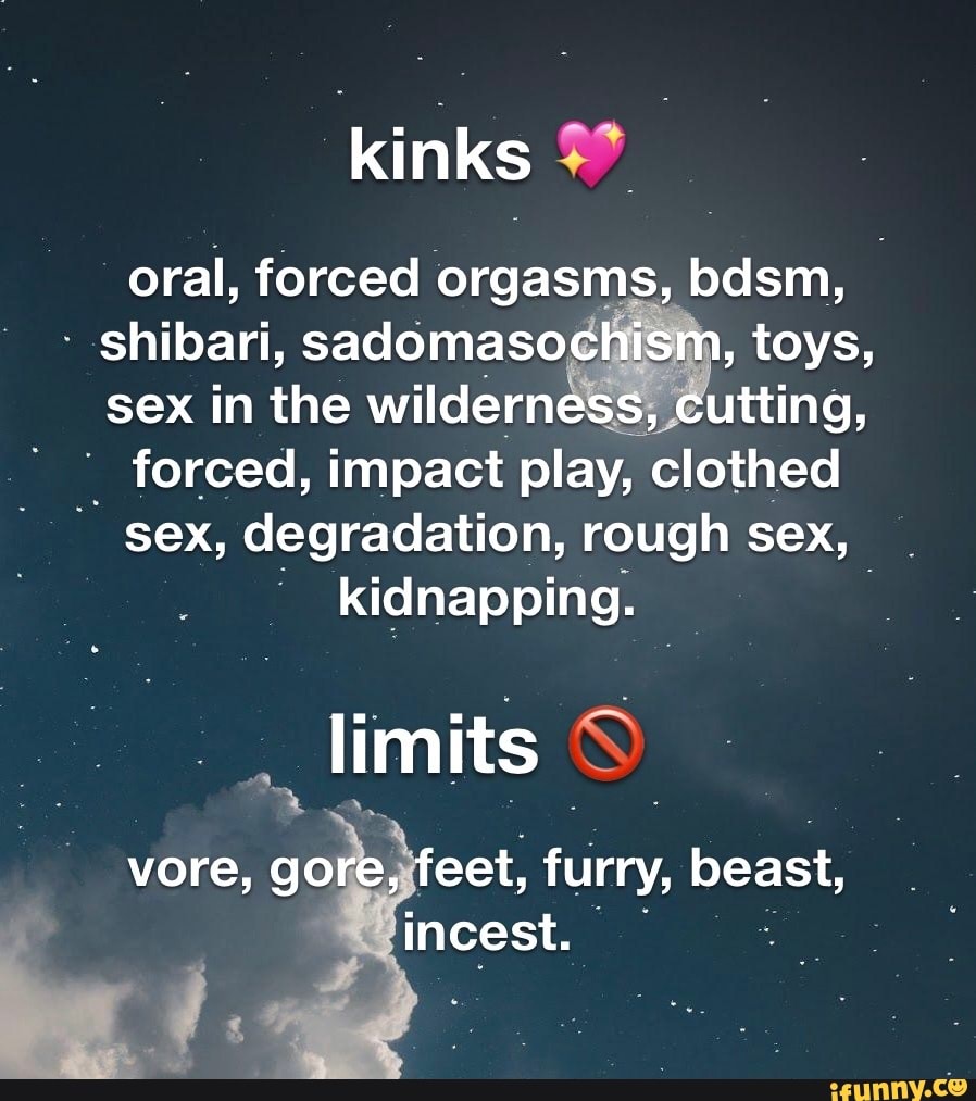 Kinks Oral Forced Orgasms Bdsm Shibari Sadomasochism Toys Sex In The Wilderness Cutting 3137