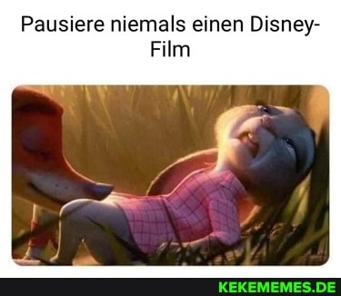 Pausiere niemals einen Disney- Film