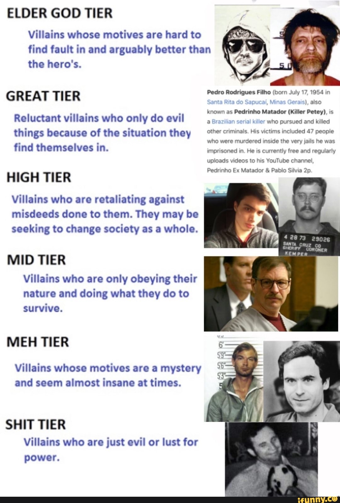 ELDER GOD TIER Villains whose motives are hard to find fault in and ...