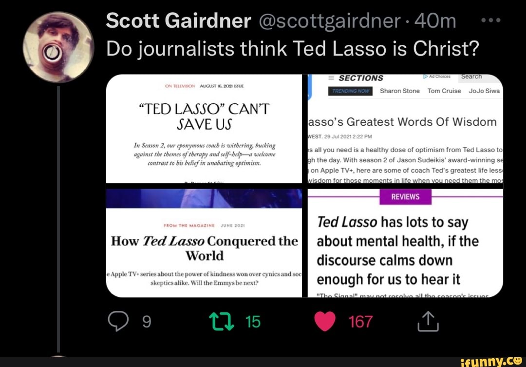 Ted Lasso” Can't Save Us