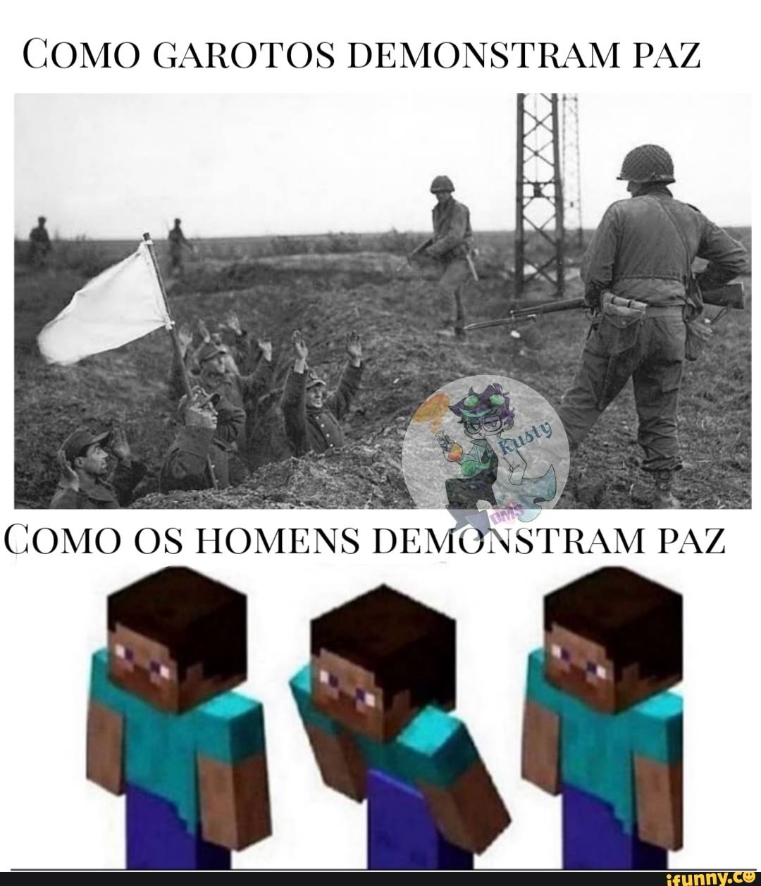COMO GAROTOS DEMONSTRAM PAZ
