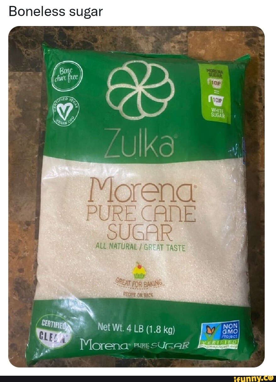 Boneless sugar PURE CANE SUGAR ALL NATURAL / GREAT TASTE SREAT BAKING