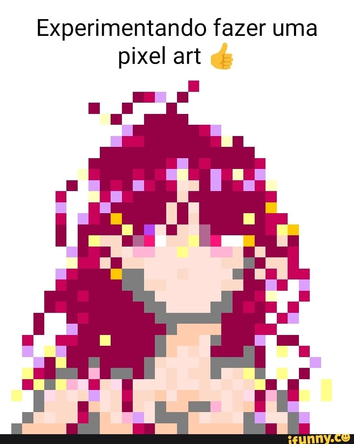 Experimentando Fazer Uma Pixel Art 