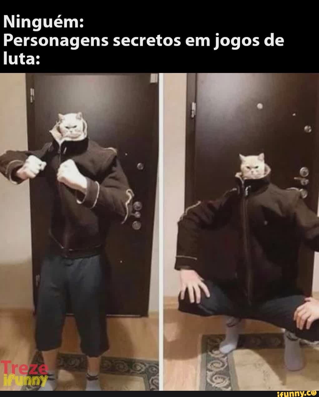 Ninguém:
Personagens secretos em jogos de luta: