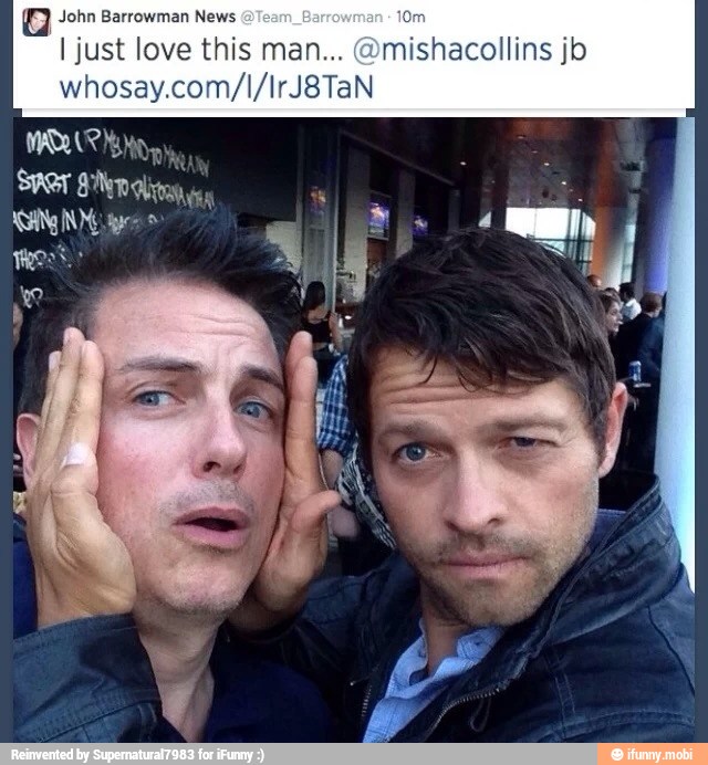 John Barrowman News Om
I just love this m mishacollins jb
whosay.com/l/IrJ8TaN