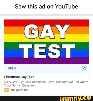 gay test quiz me