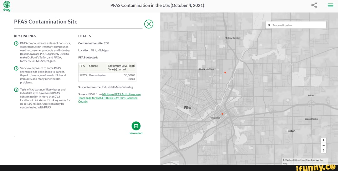 PFAS Contam PEAS Contamination the U.S. (October 4, 2021) PEAS
