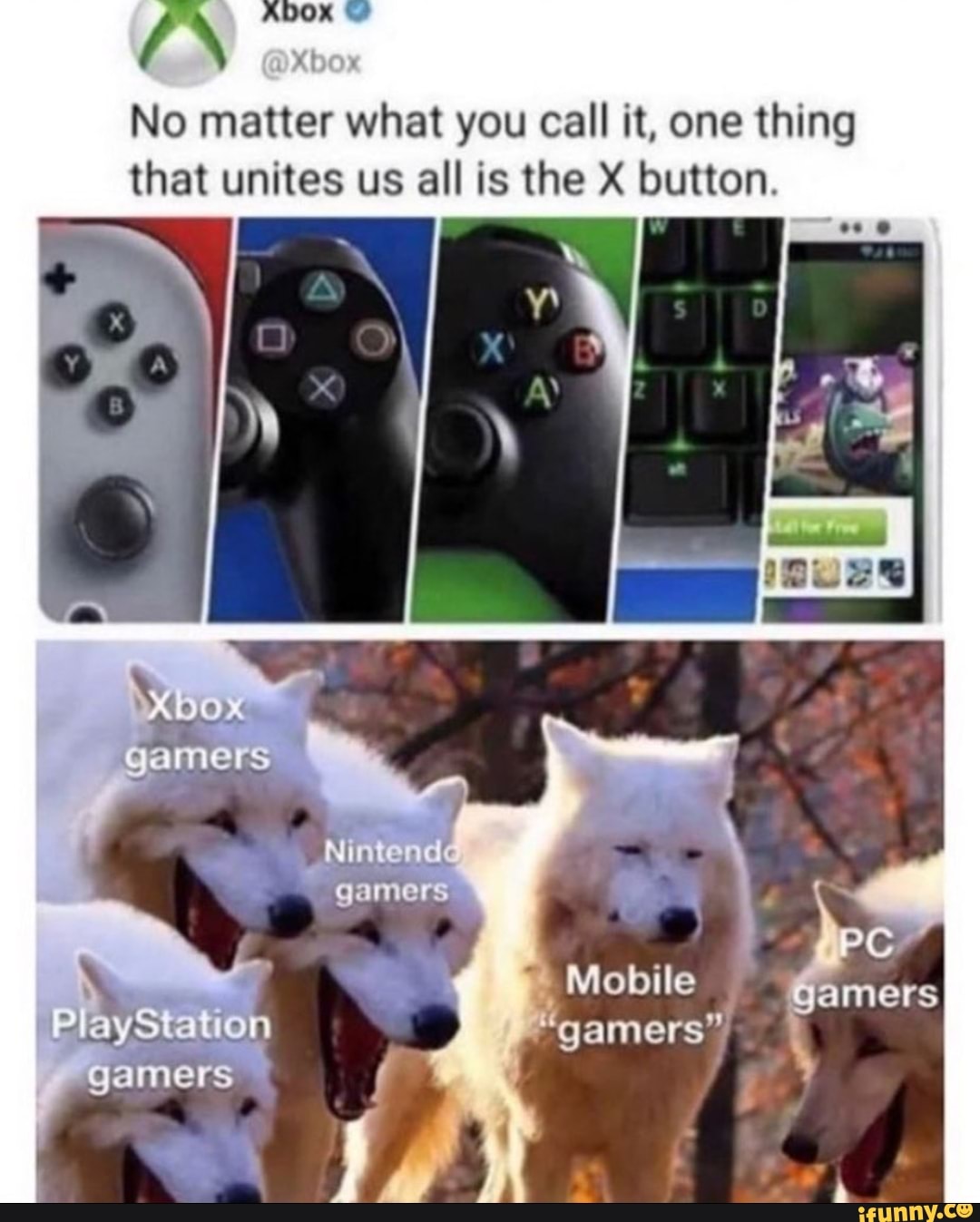 No matter what you call it, one thing that unites us all is the X button.
came
gamer
Mobile gamers
P ayStar on "gamers"
gamers