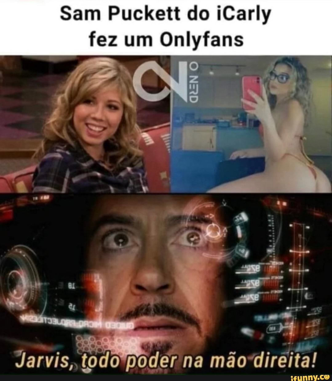 Sam Puckett do iCarly fez um Onlyfans
AS
se
Jarvis, todo poder na mão direita!