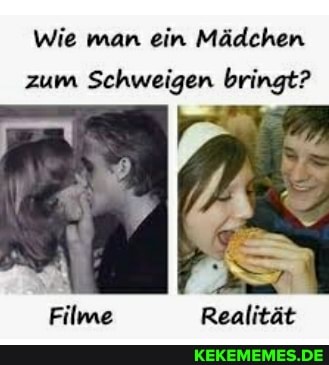 Wie man ein Mädchen
zum Schweigen bringt?
Realität