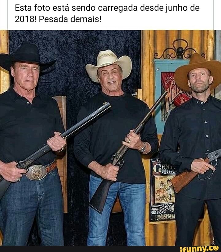 Esta foto está sendo carregada desde junho de
2018! Pesada demais!