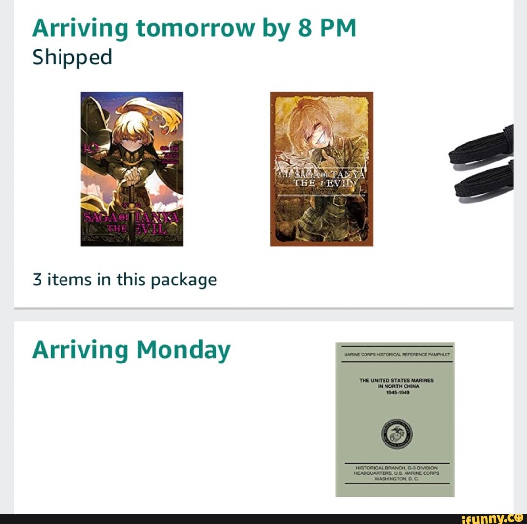 Arriving tomorrow by 8 PM Shipped 3 items in this package Arriving