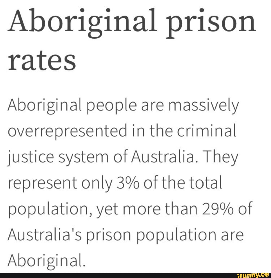 Aboriginal prison rates Aboriginal people are massively overrepresented ...