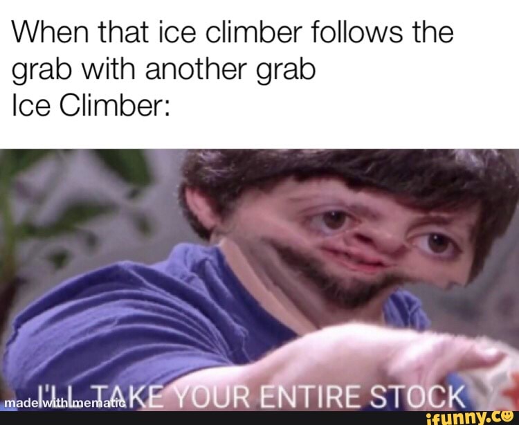 ice climber memes