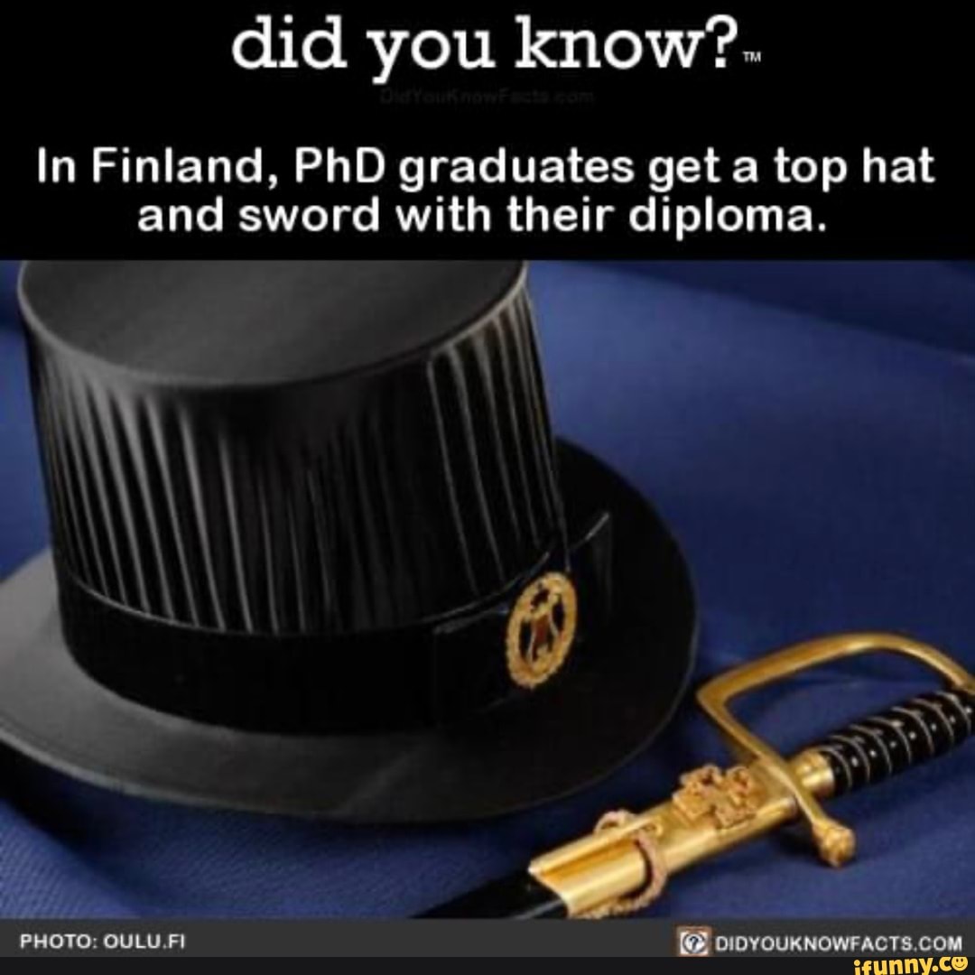 phd graduates get sword