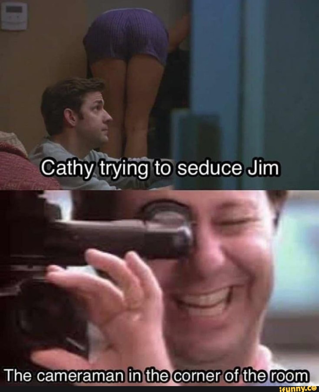 the office cathy tries to seduce jim