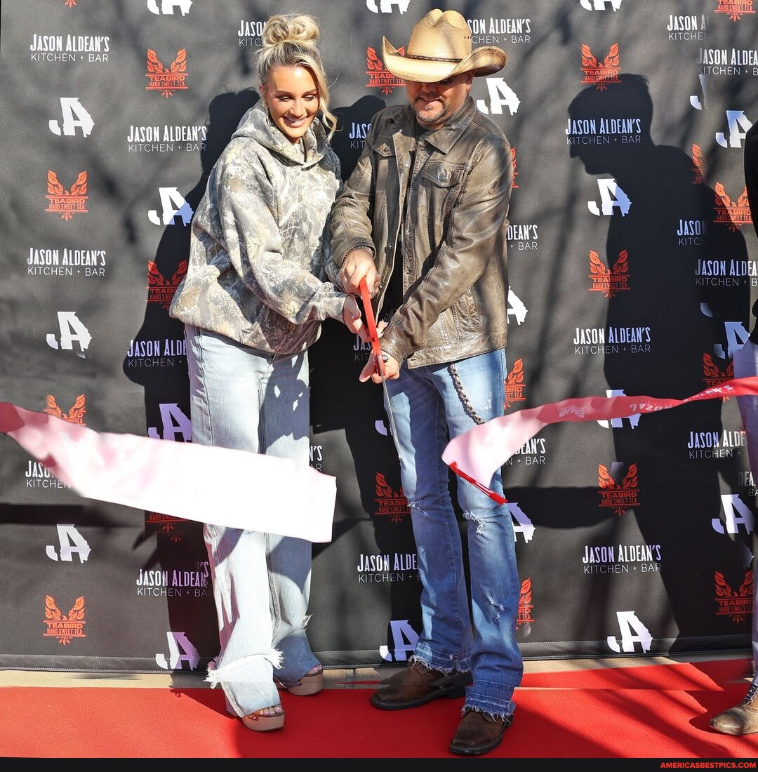 Jason Aldean’s Pittsburgh is now open! The Aldeans helped us kick off ...