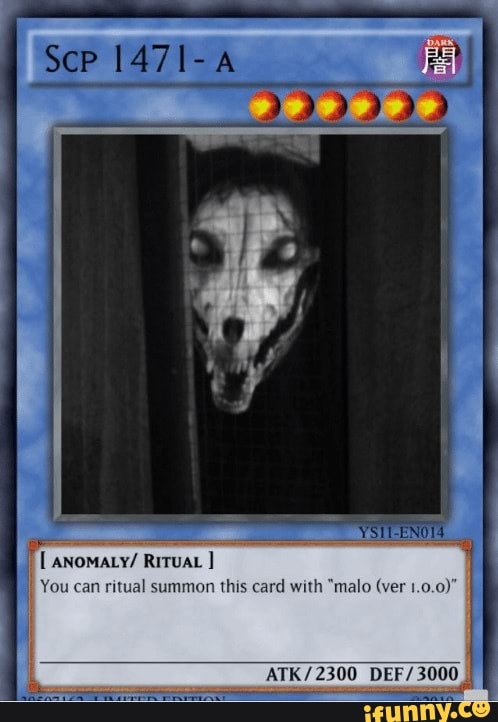 Sep ANoMALY/ Rita I You can ritual summon this card with "malo (ver 1.0.0)  ATK/ 2300 - iFunny