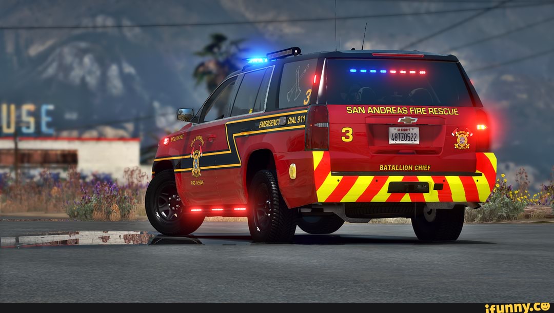 Current Graphics SAN ANDREAS FIRE RESCUE 3 BATALLION CHIEF )