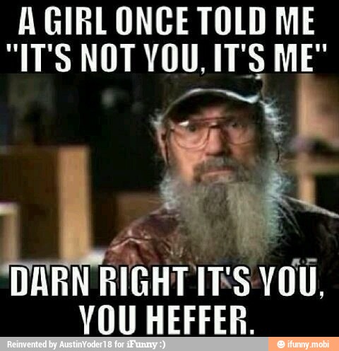 A GIRL ONCE TOLD ME
a
DARN RIGHT ITS VOU,
YOU HEFFER.