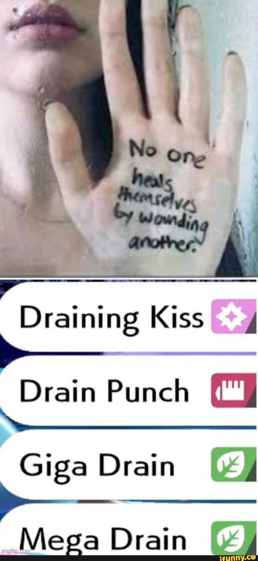 Draining Kiss _I Drain Punch Giga Drain Mega Drain I