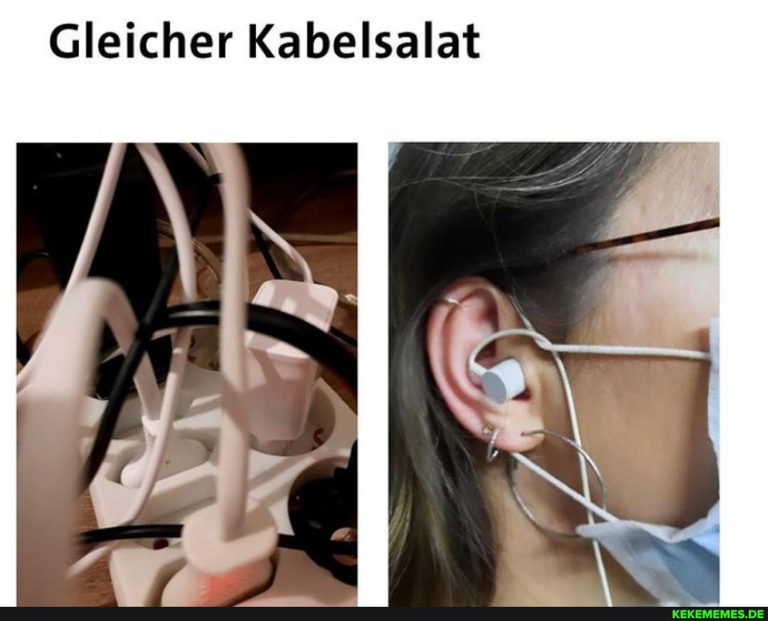 Gleicher Kabelsalat